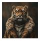 Tiger in a coat